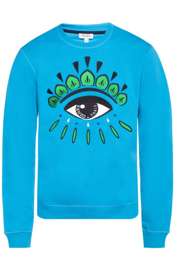 Kenzo Embroidered eye motif sweatshirt | Men's Clothing | Vitkac